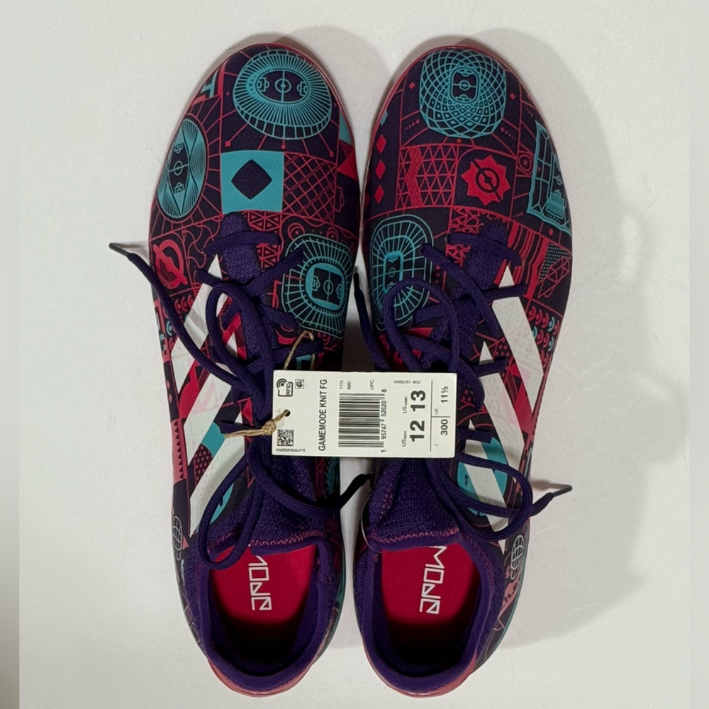 Adidas Men's Sz 12 Womens 13 Gamemode Knit FG World Cup Soccer Cleats GV6865 NEW